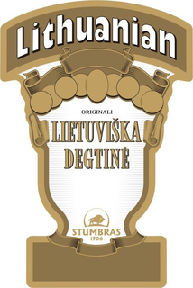 LITHUANIAN ORIGINALI LIETUVISKA DEGTINE STUMBRAS 1906 trademark