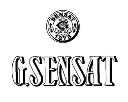 G.SENSAT GS SENSAT 1878 trademark