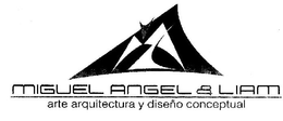 MIGUEL ANGEL & LIAM ARTE ARQUITECTURA Y DISENO CONCEPTUAL trademark