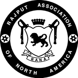 RAJPUT ASSOCIATION OF NORTH AMERICA RANA trademark