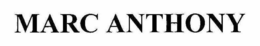 MARC ANTHONY trademark