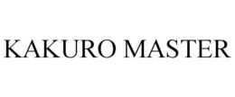 KAKURO MASTER trademark