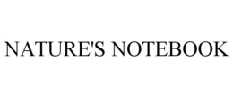 NATURE'S NOTEBOOK trademark