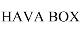 HAVA BOX trademark