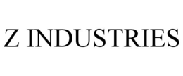 Z INDUSTRIES trademark