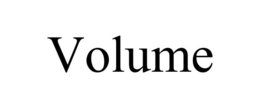 VOLUME trademark