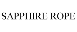 SAPPHIRE ROPE trademark