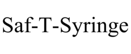 SAF-T-SYRINGE trademark