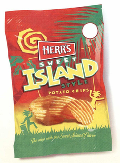 HERR'S SWEET ISLAND STYLE POTATO CHIPS THE CHIP WITH THE SWEET ISLAND FLAVOR trademark