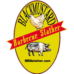 BLACKMUSTARD BARBECUE SLATHER BBQSLTATHER.COM trademark