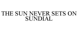 THE SUN NEVER SETS ON SUNDIAL trademark