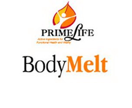 PRIMELIFE ACTIVE INGREDIENTS FOR FUNCTIONAL HEALTH AND VITALITY BODYMELT trademark