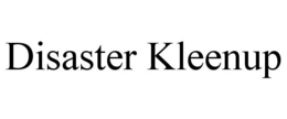 DISASTER KLEENUP trademark