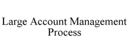 LARGE ACCOUNT MANAGEMENT PROCESS trademark