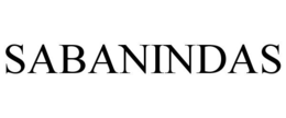 SABANINDAS trademark