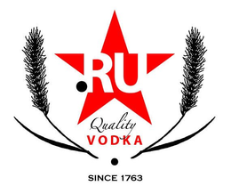 .RU QUALITY VODKA · SINCE 1763 trademark