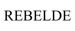 REBELDE trademark