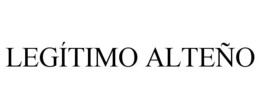 LEGITÍMO ALTEÑO trademark