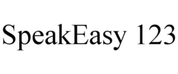 SPEAKEASY 123 trademark