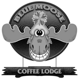 BLUE MOOSE COFFEE LODGE trademark