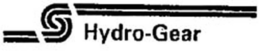 S HYDRO-GEAR trademark
