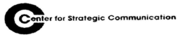 CENTER FOR STRATEGIC COMMUNICATION trademark