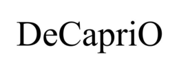 DECAPRIO trademark