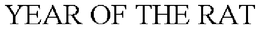 YEAR OF THE RAT trademark