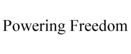 POWERING FREEDOM trademark