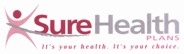 SUREHEALTH PLANS IT'S YOUR HEALTH. IT'S YOUR CHOICE. trademark