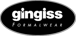 GINGISS FORMALWEAR trademark