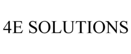 4E SOLUTIONS trademark