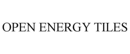 OPEN ENERGY TILES trademark