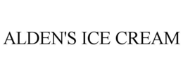 ALDEN'S ICE CREAM trademark