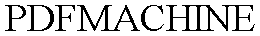 PDFMACHINE trademark