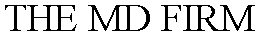 THE MD FIRM trademark