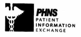 PHNS PATIENT INFORMATION EXCHANGE trademark
