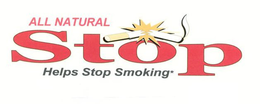 ALL NATURAL STOP HELPS STOP SMOKING trademark