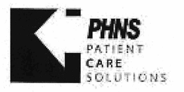 PHNS PATIENT CARE SOLUTIONS trademark
