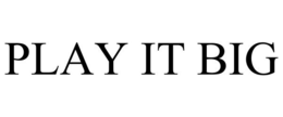 PLAY IT BIG trademark