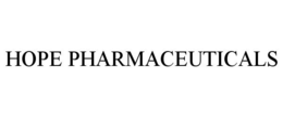HOPE PHARMACEUTICALS trademark