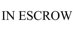 IN ESCROW trademark