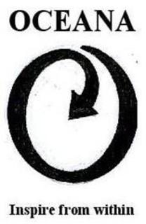 O OCEANA INSPIRE FROM WITHIN trademark
