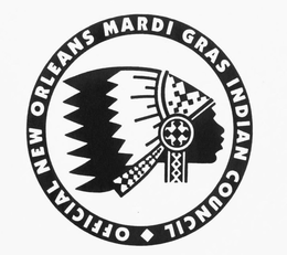 OFFICIAL NEW ORLEANS MARDI GRAS INDIAN COUNCIL trademark