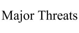 MAJOR THREATS trademark