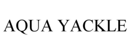AQUA YACKLE trademark