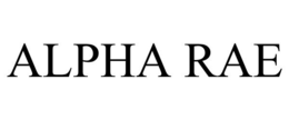 ALPHA RAE trademark