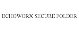 ECHOWORX SECURE FOLDER trademark