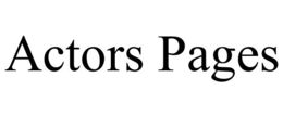 ACTORS PAGES trademark
