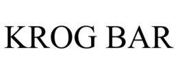KROG BAR trademark